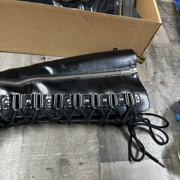 Dr Martens 1B60 BRITAIN XL knee high quad platform zipper boots UK 5 EU 38 US 7 - Picture 14 of 16